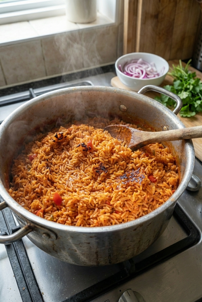 Fresh Jollof Rice (Sweet and Simple)
