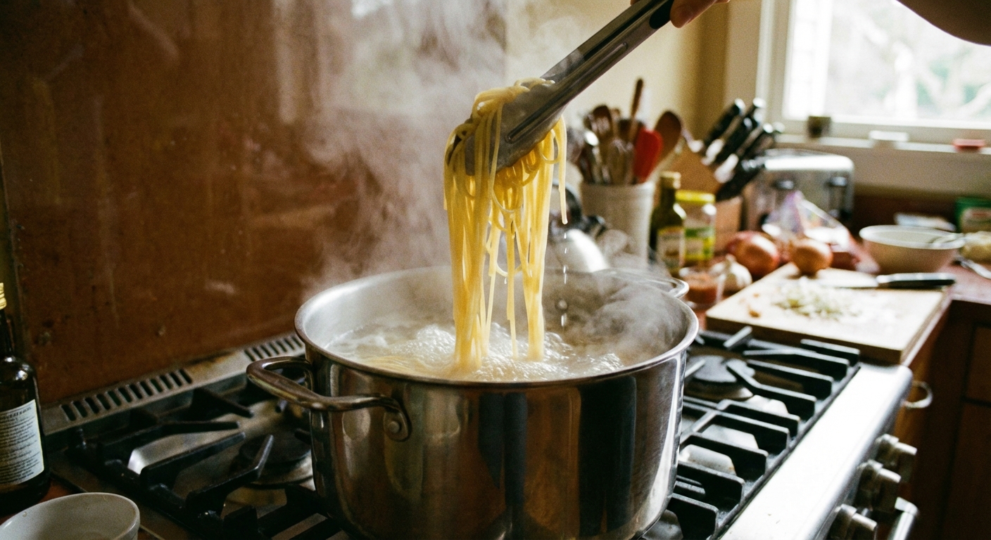 Perfectly Boiled Spaghetti (Every Time)
