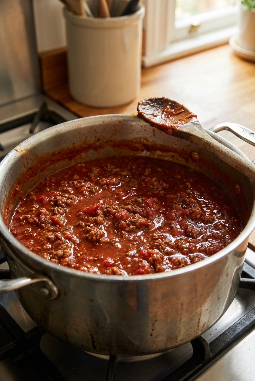 Deep and Savory Meat Sauce