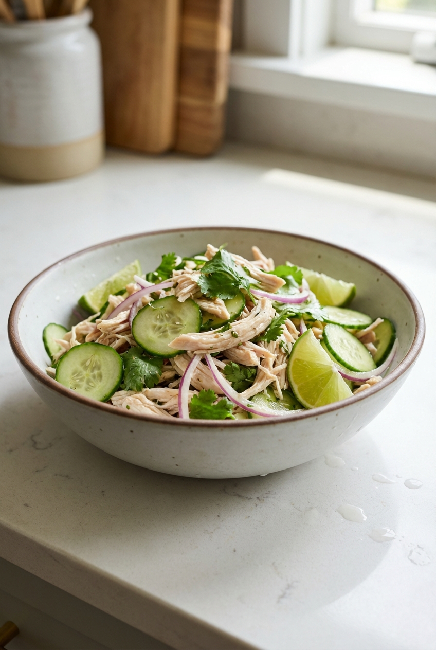 Chilled Citrus Pulled Chicken