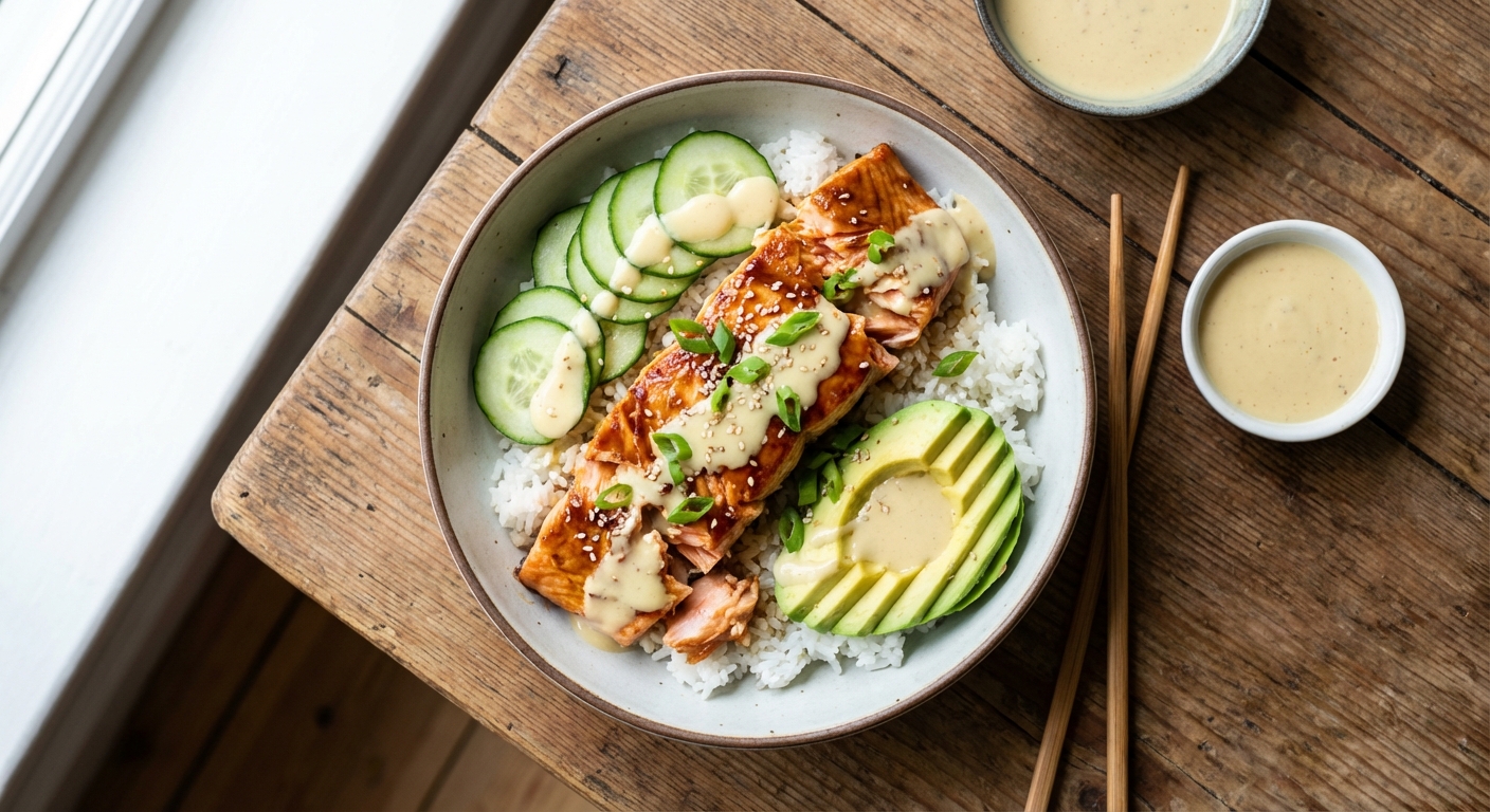 Classic Salmon Bowl (Light & Fluffy)