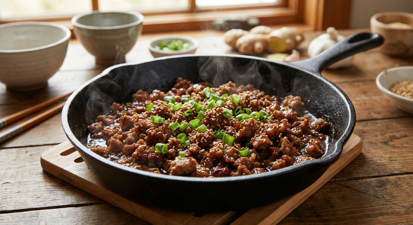 Modern Ground Pork Rice Bowls