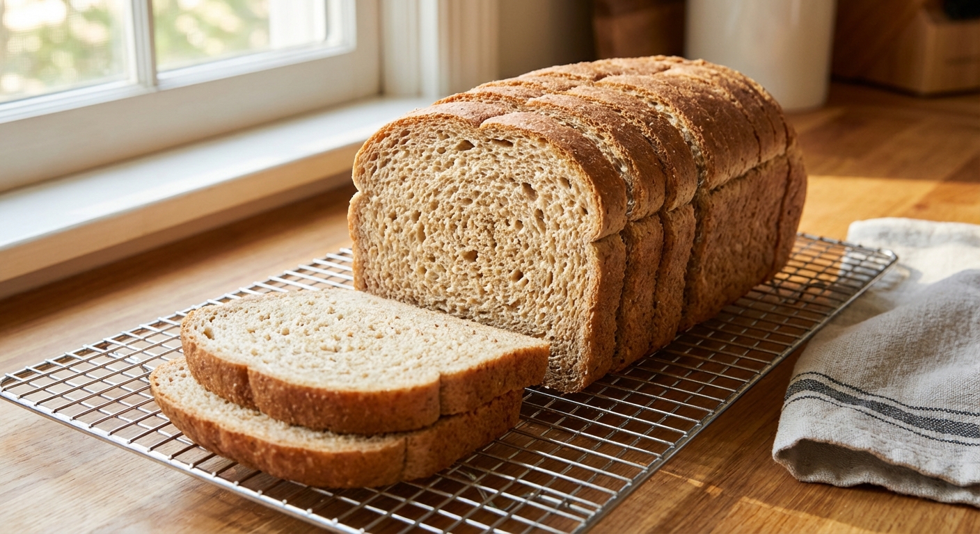 Bold Wheat Bread (Tangy and Creamy)
