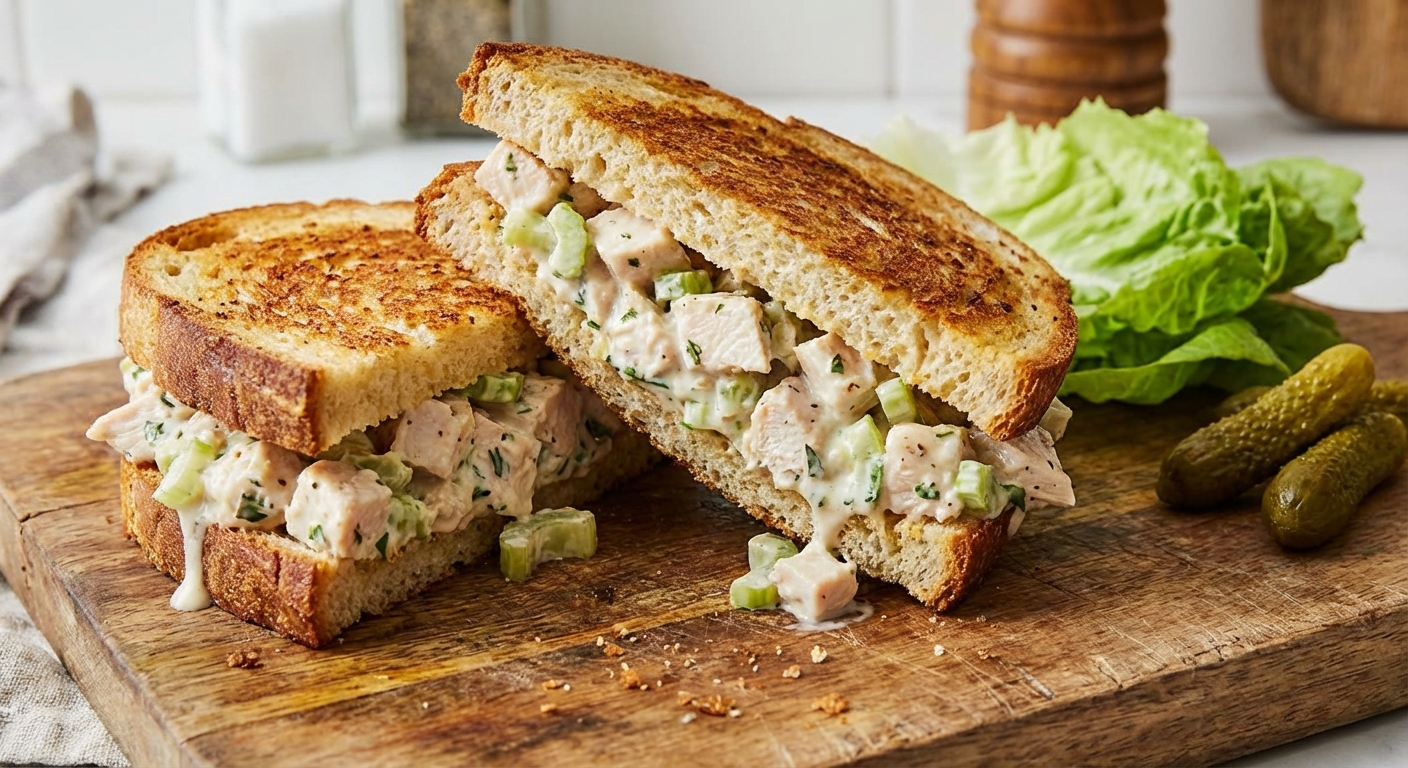 Creamy Chicken Salad Sandwich