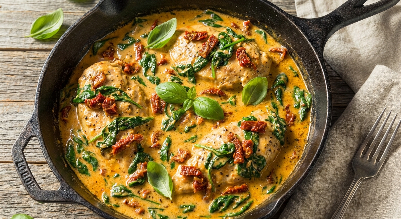 Creamy Tuscan Chicken (Whole30)