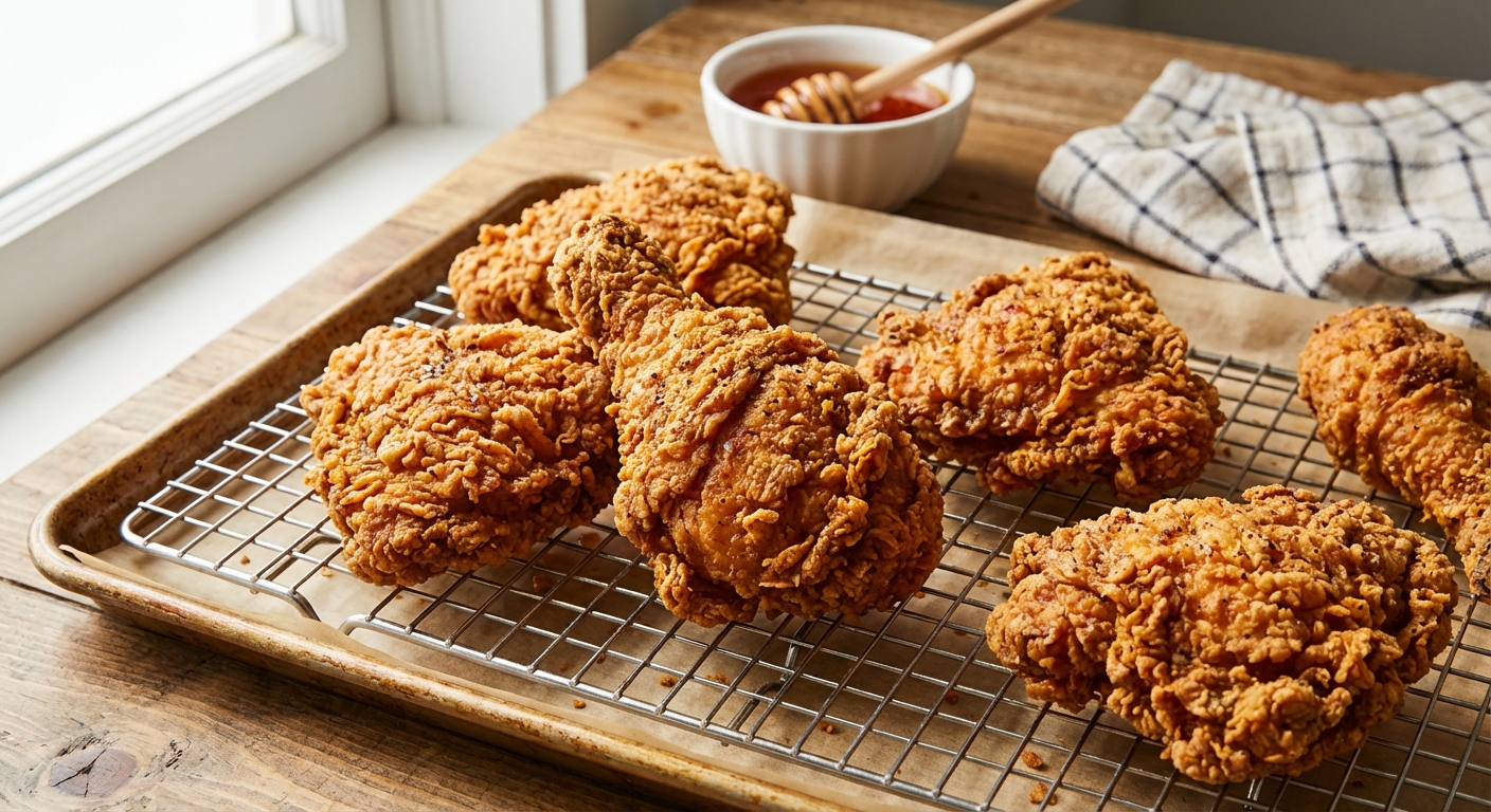 Crispy Fried Chicken (Golden & Juicy)