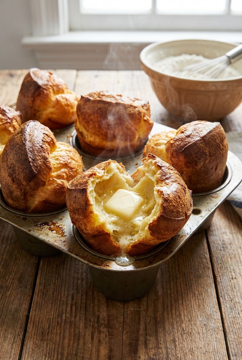Decadent Soft and Chewy Popovers