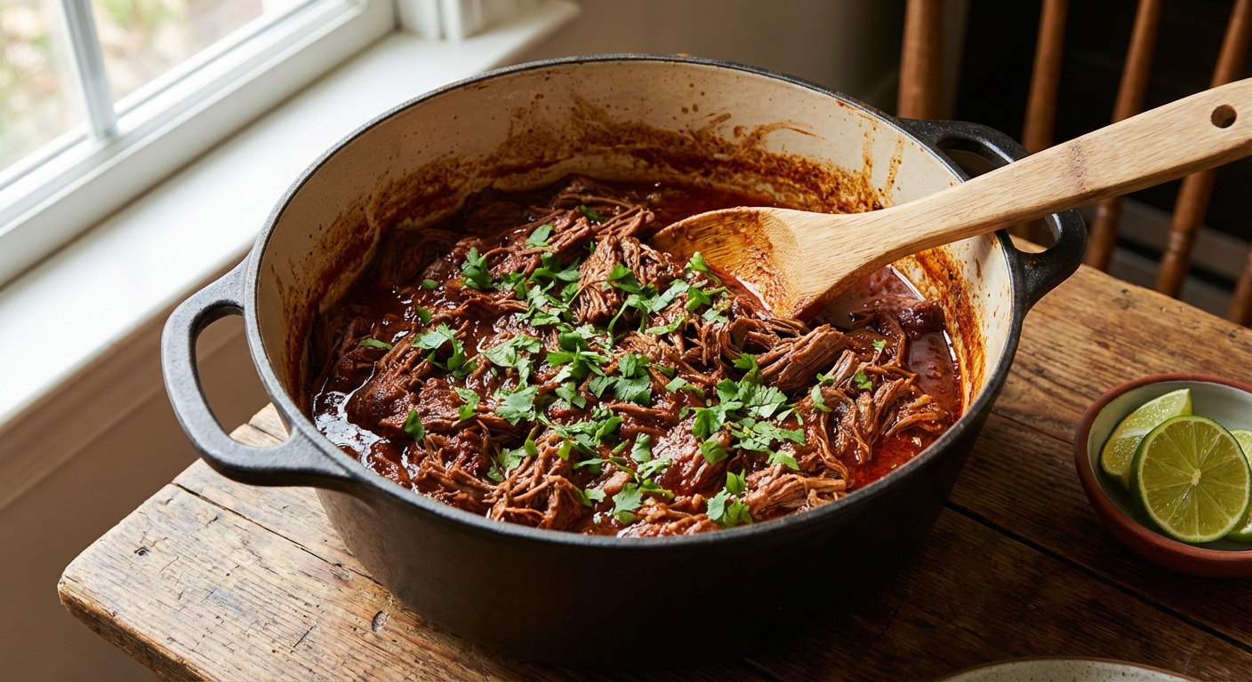 Easy Oven Barbacoa (Smoky and Spicy)