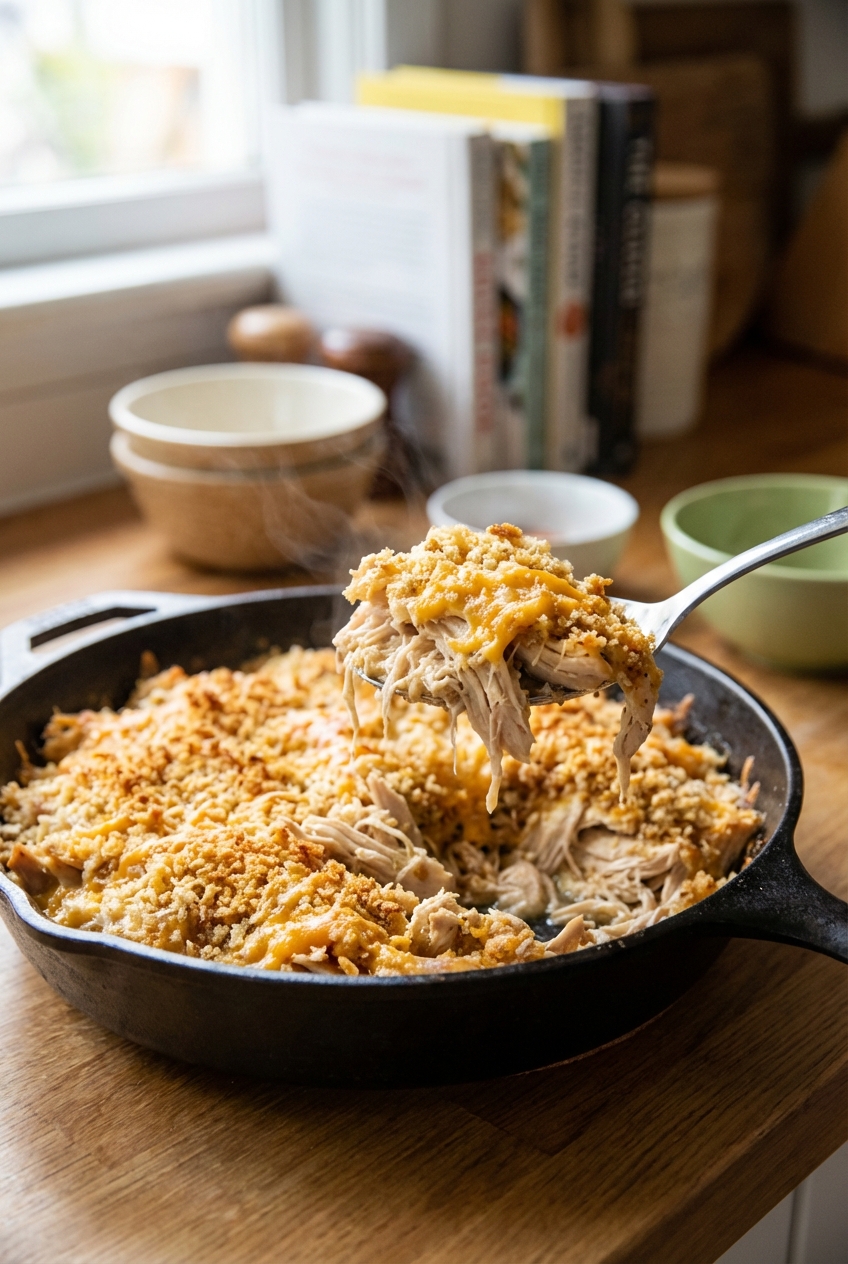 Slow Cooker Chicken Breasts With Crunchy Topping
