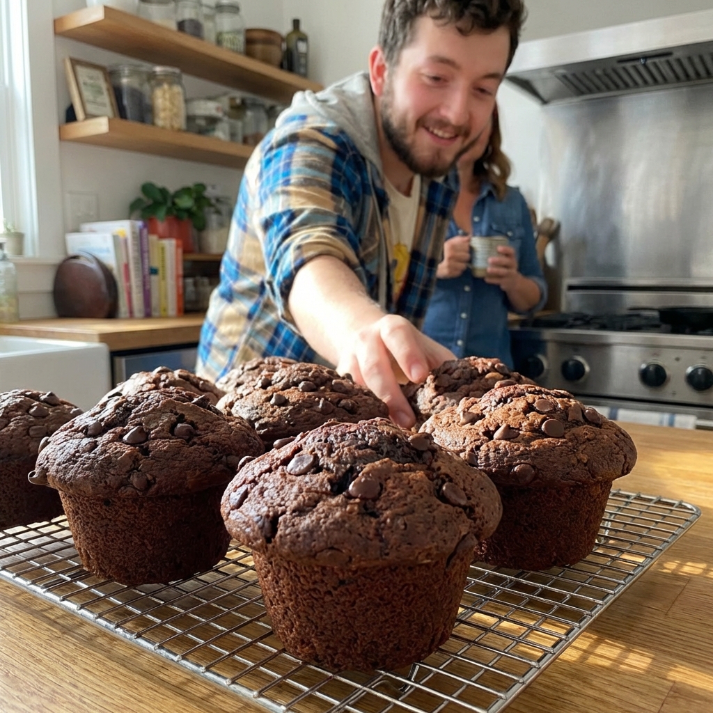 Authentic Chocolate Muffins