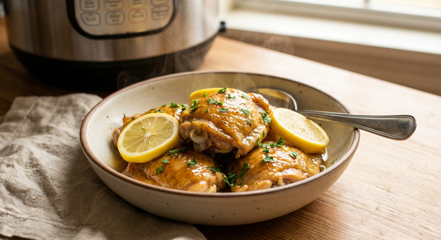 Instant Pot Lemon Garlic Chicken
