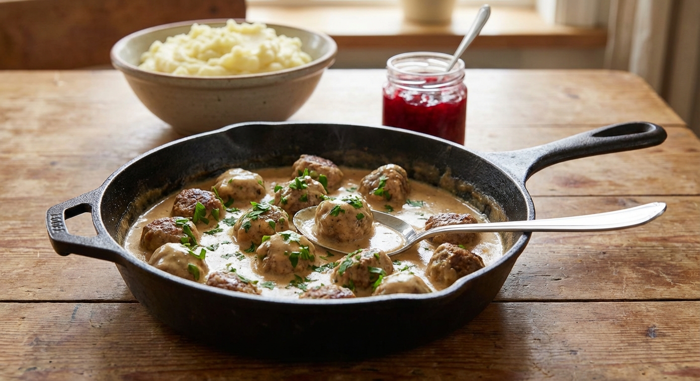 Weeknight Swedish Meatballs