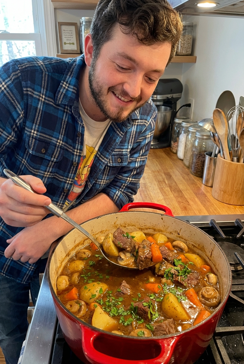 Zesty Tangy Beef Stew Meat