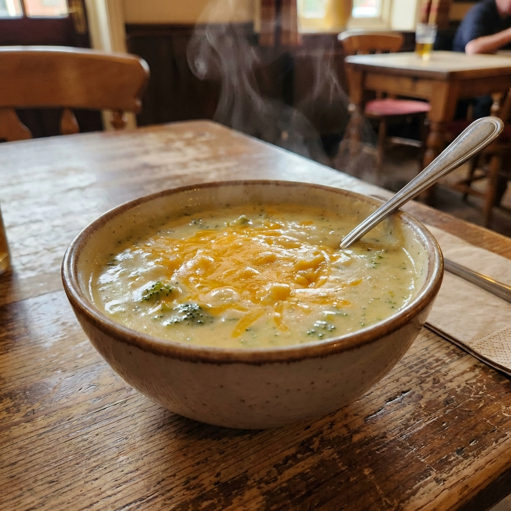 Decadent Broccoli Cheddar Soup