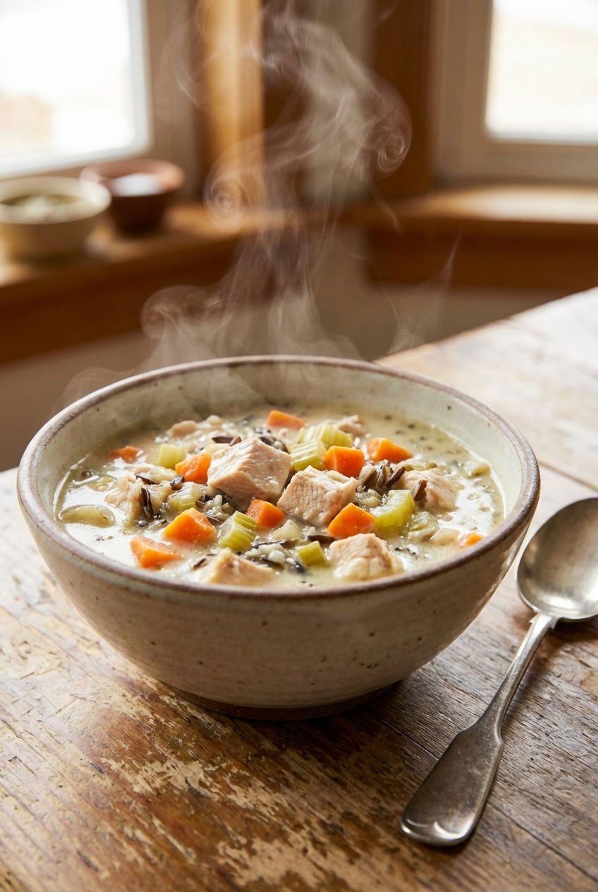 Creamy Chicken and Wild Rice Soup
