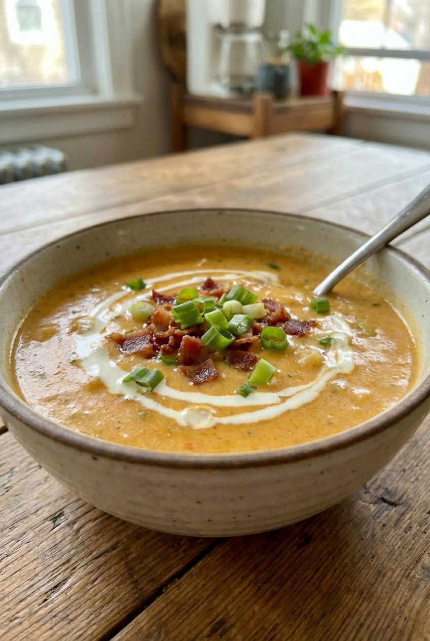 Sweet and Spicy Potato Soup