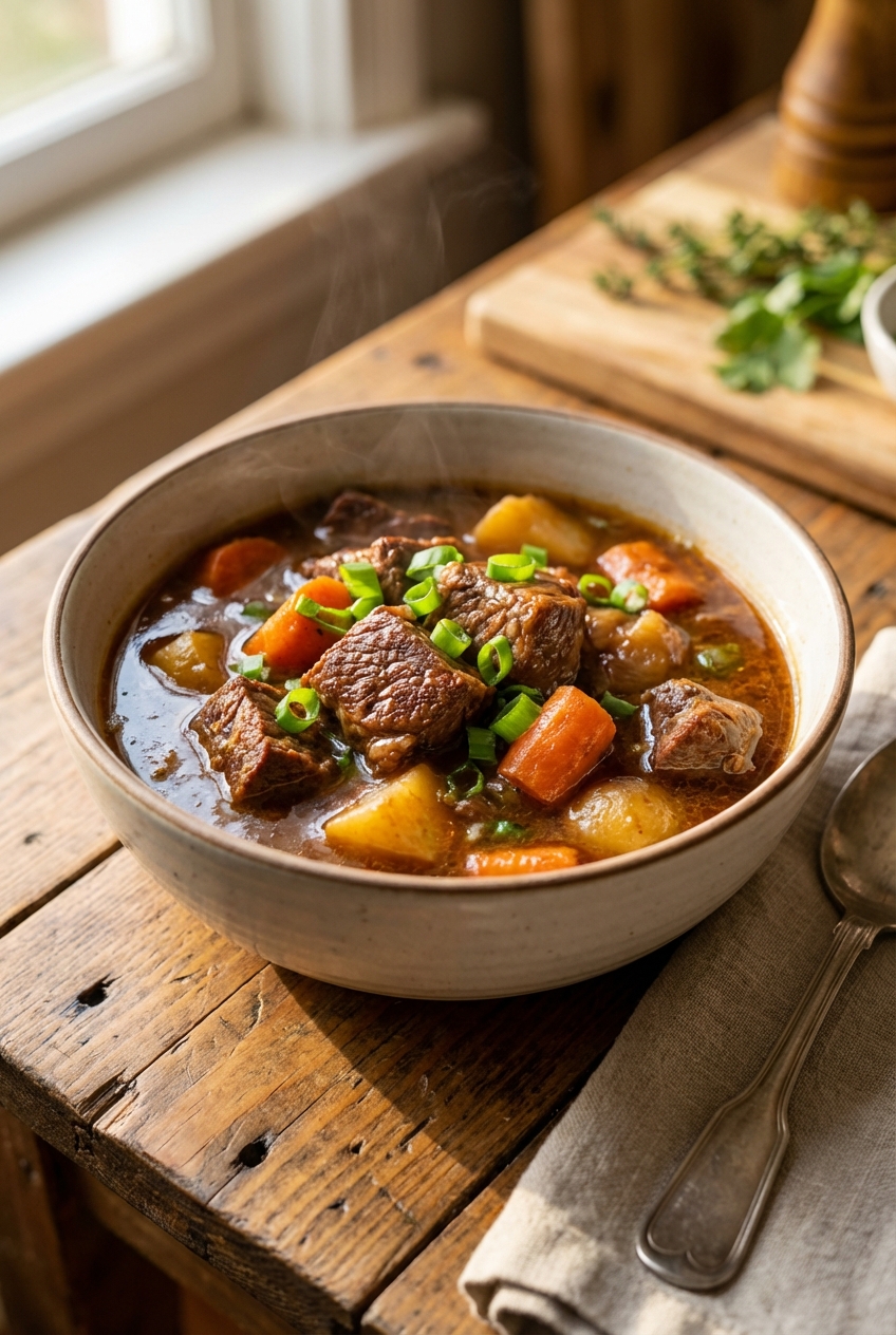 Fusion Beef Stew (Smooth and Silky)
