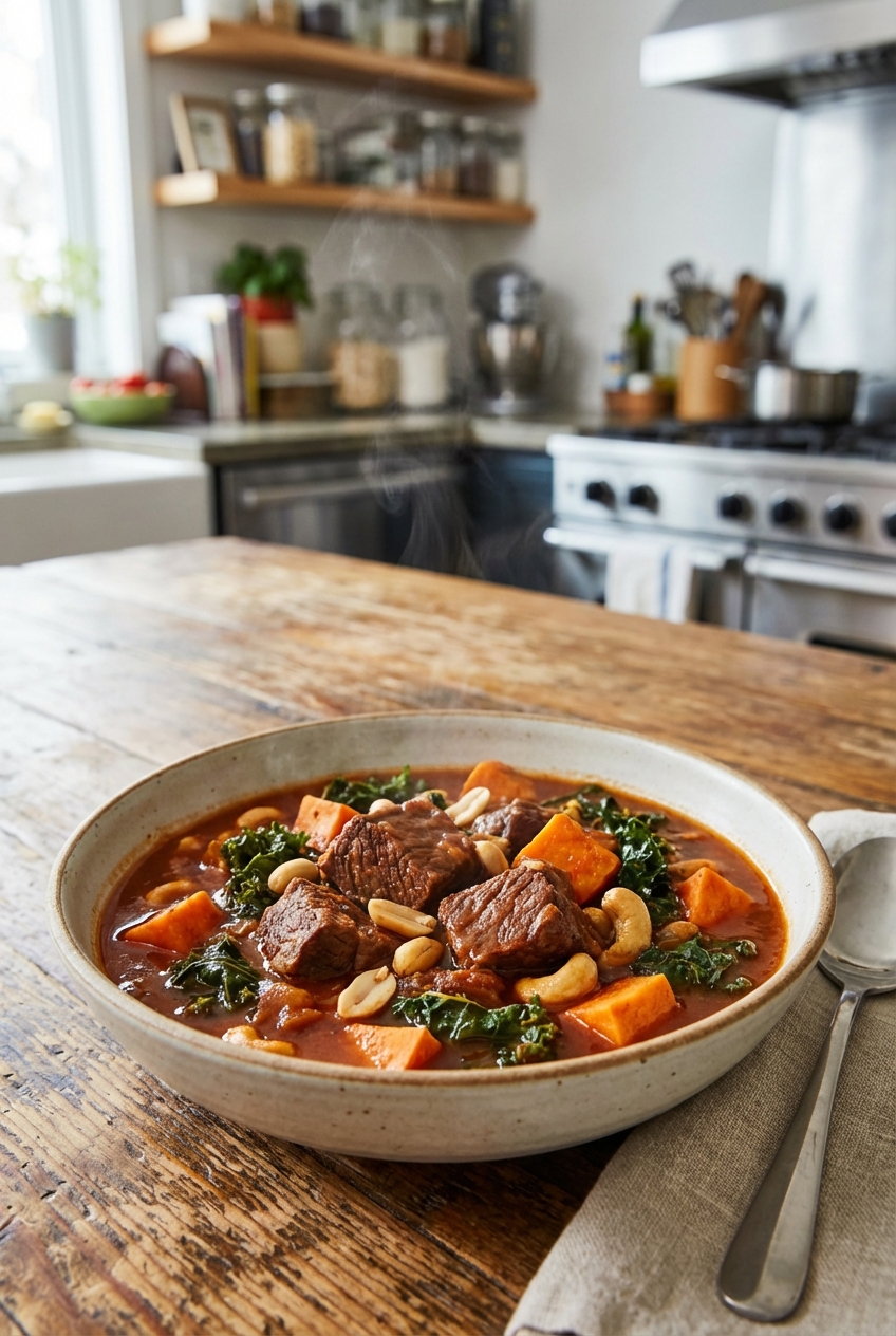 Effortless Nutty Sweet Stew Meat