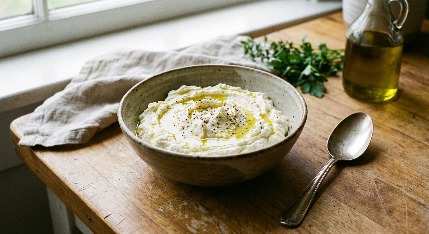 Homemade Creamy Ricotta Cheese
