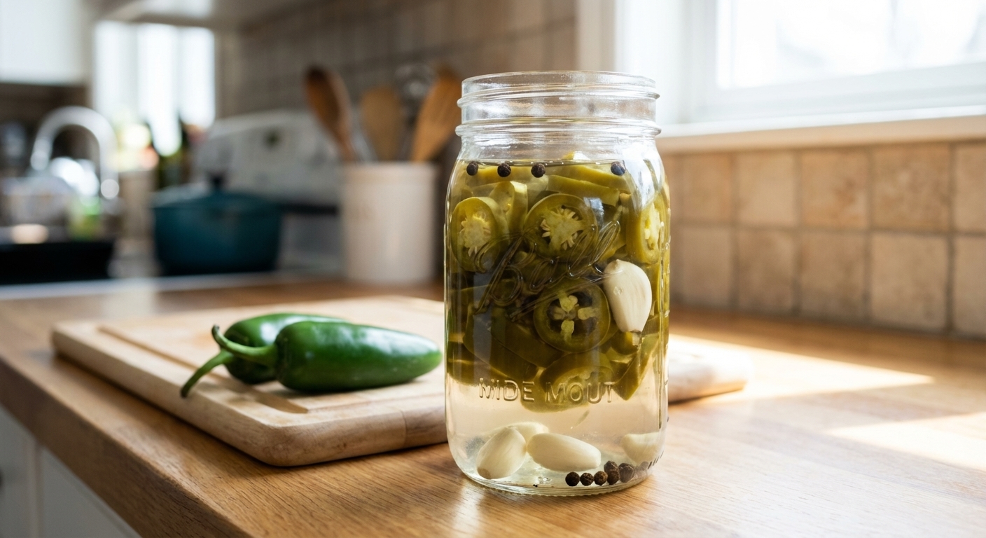 Quick Pickled Jalapeños