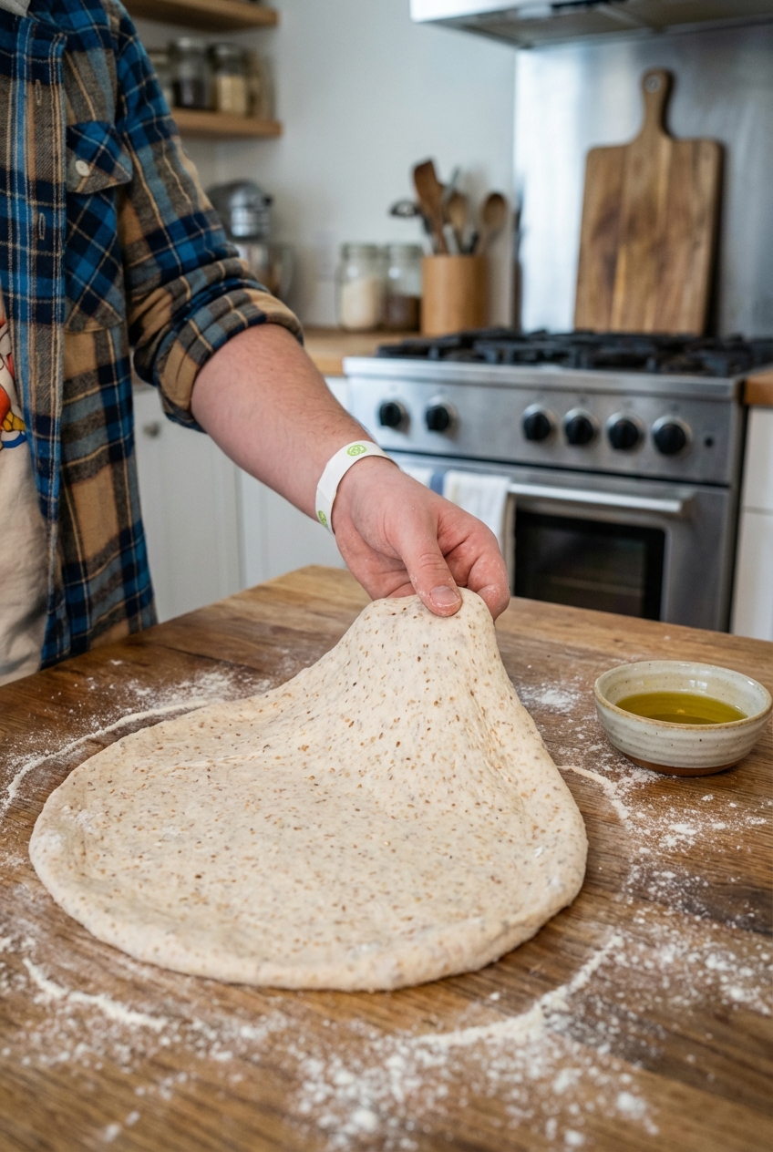 Spiced Sourdough Pizza Dough