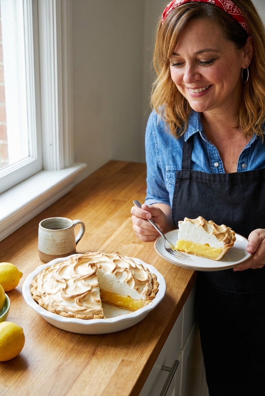 Soft & Chewy Lemon Meringue Pie