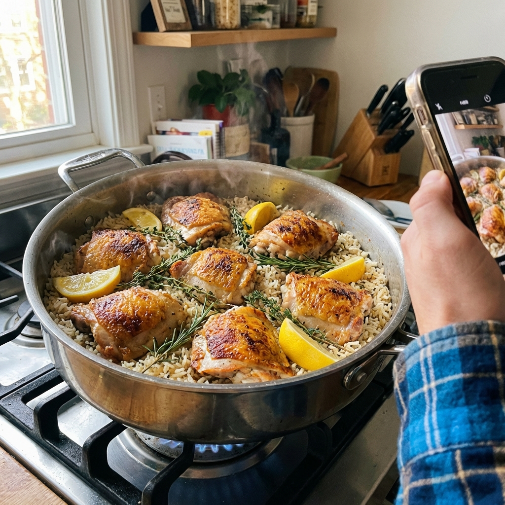 One-Pan Chicken and Rice