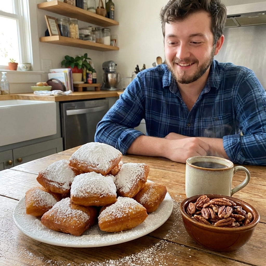 Effortless Nutty Sweet Beignets