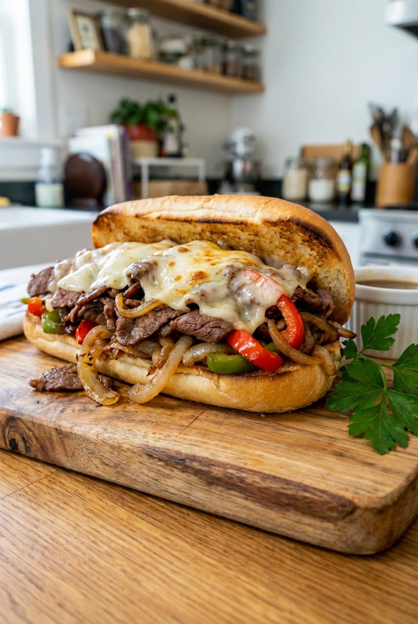 Elegant Philly Cheesesteak
