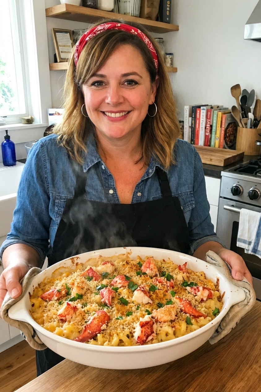 Baked Lobster Mac and Cheese