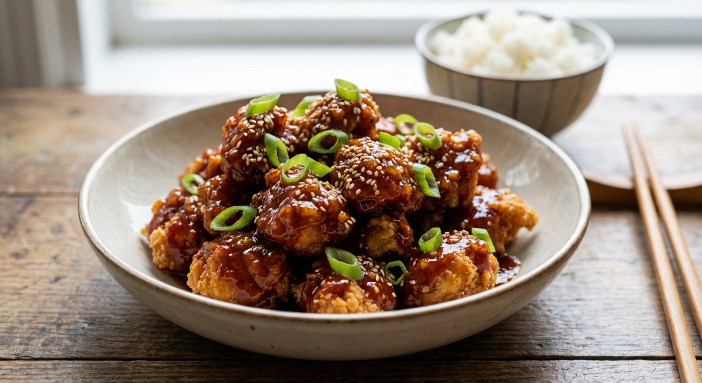 Modern General Tso Chicken