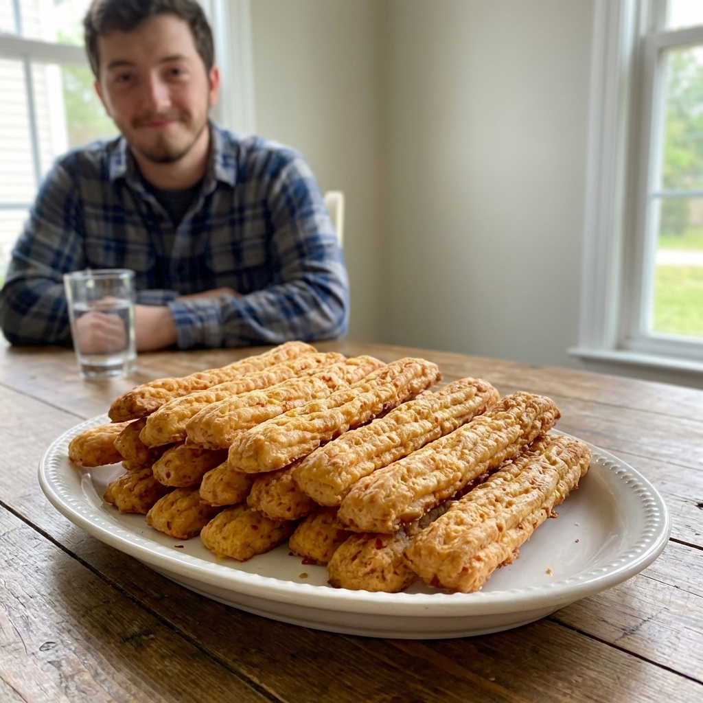 Southern Cheese Straws (Sharp Cheddar Crackers)