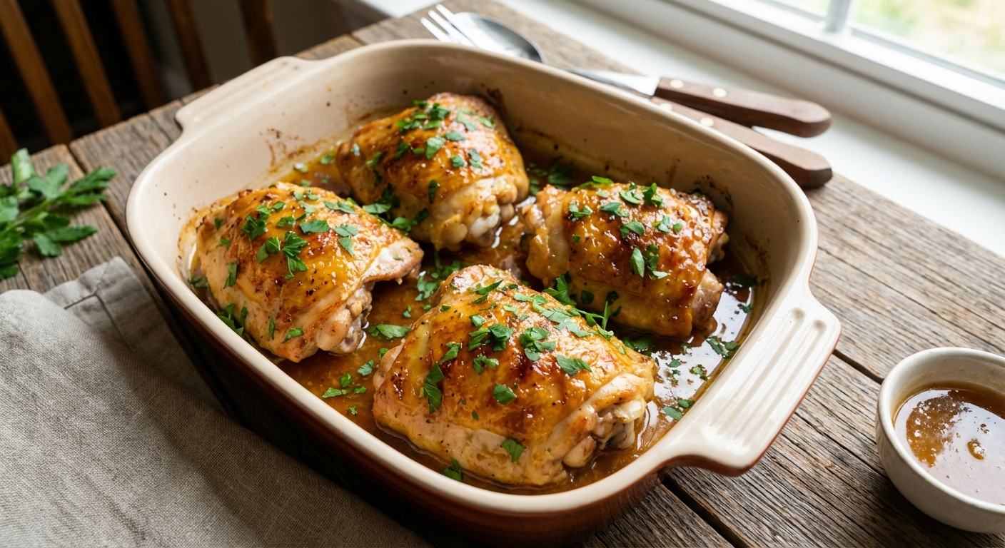Sweet and Simple Chicken Thighs