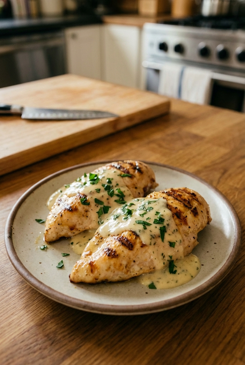 Homestyle Creamy Grilled Chicken