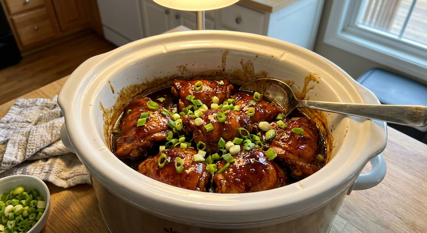 Slow Cooker Honey Garlic Chicken