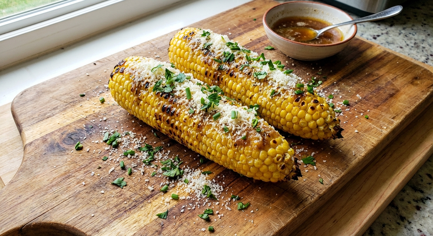 Rustic Decadent Corn on the Cob