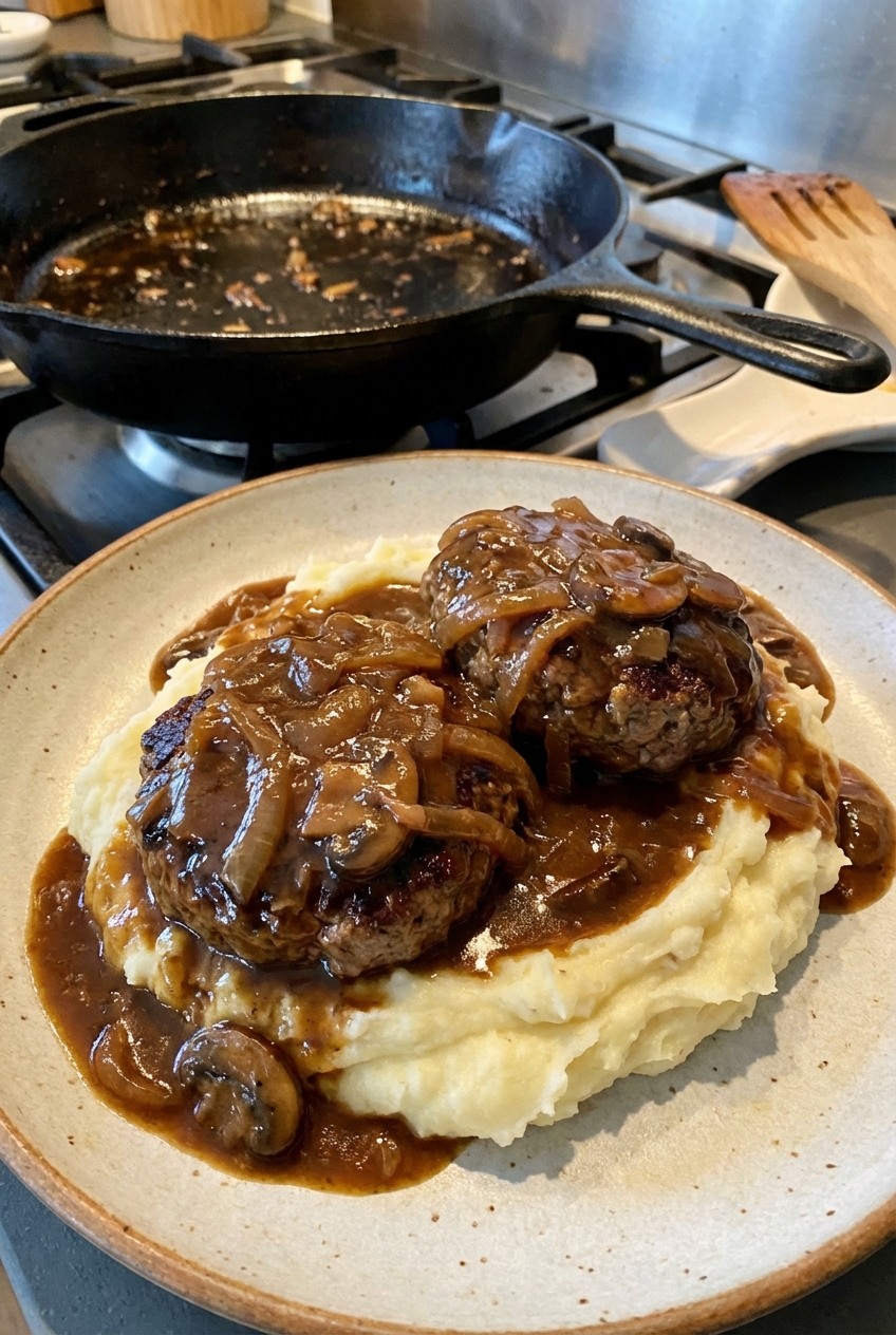 Decadent Hamburger Steak