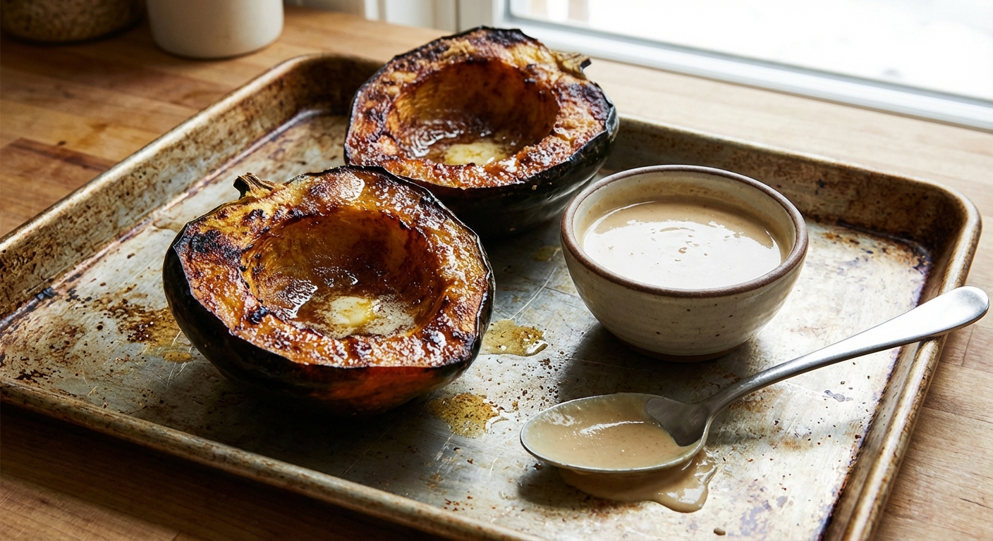 Healthy Roasted Acorn Squash