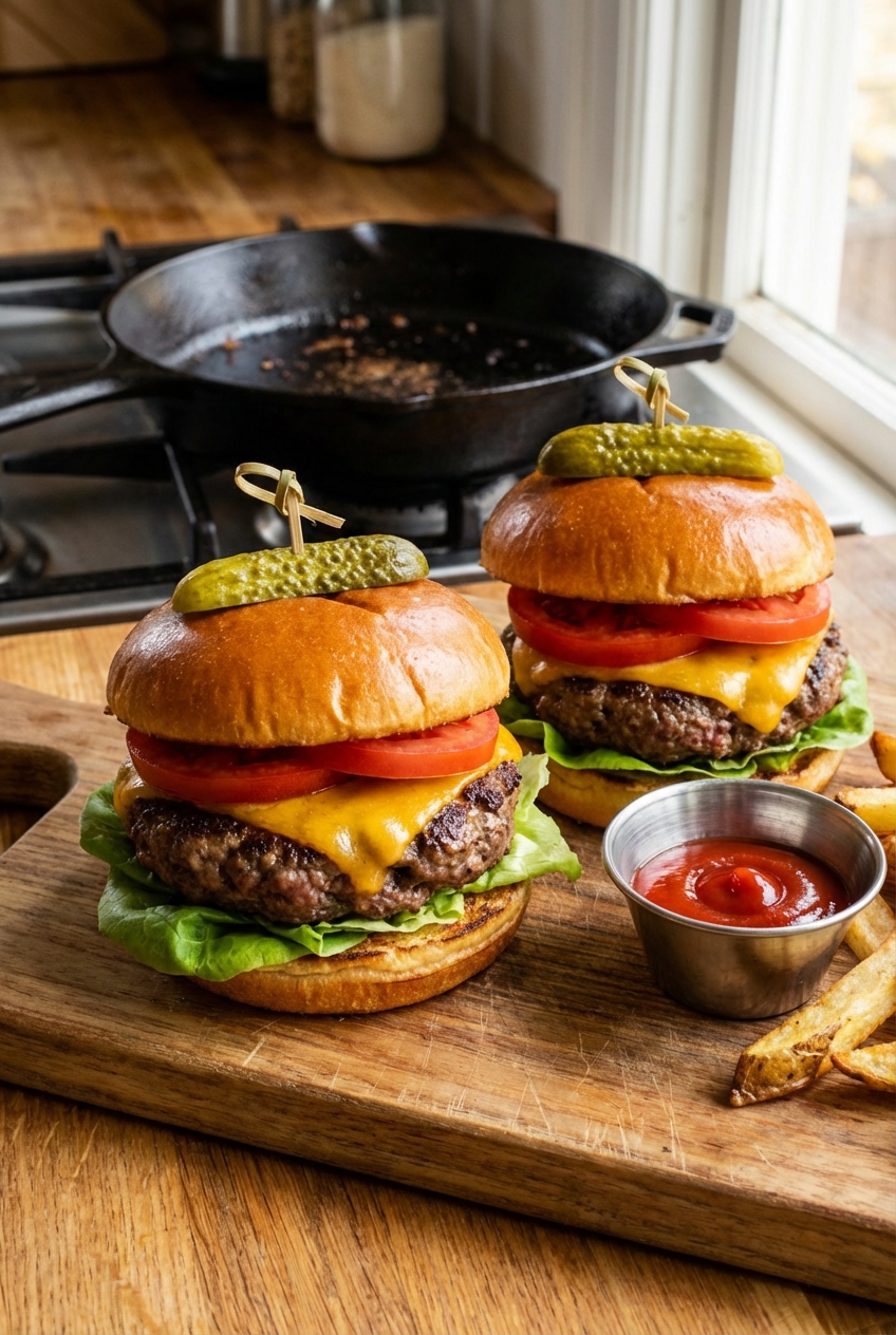 Rustic Homestyle Burger