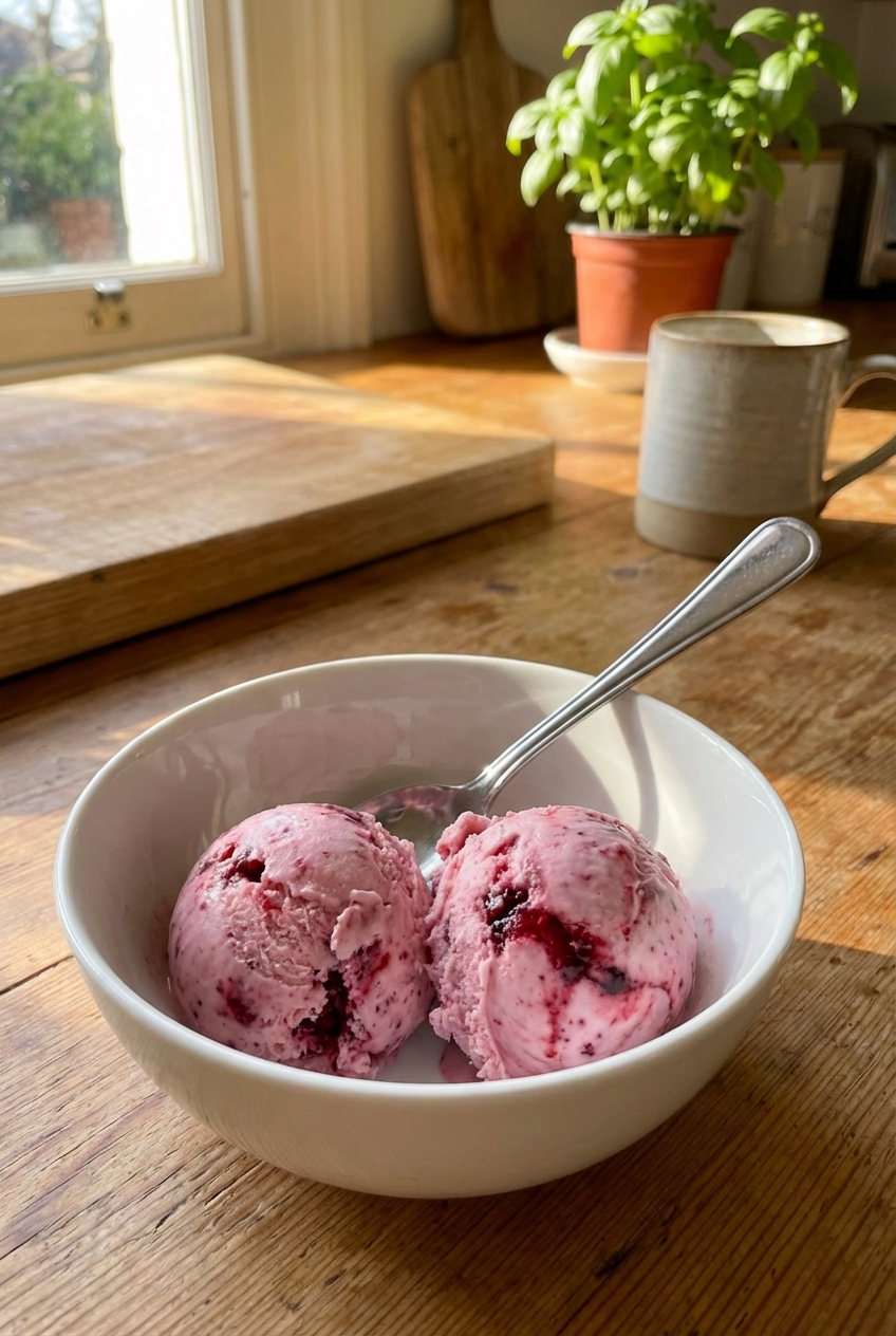 Fresh and Vibrant Homemade Ice Cream