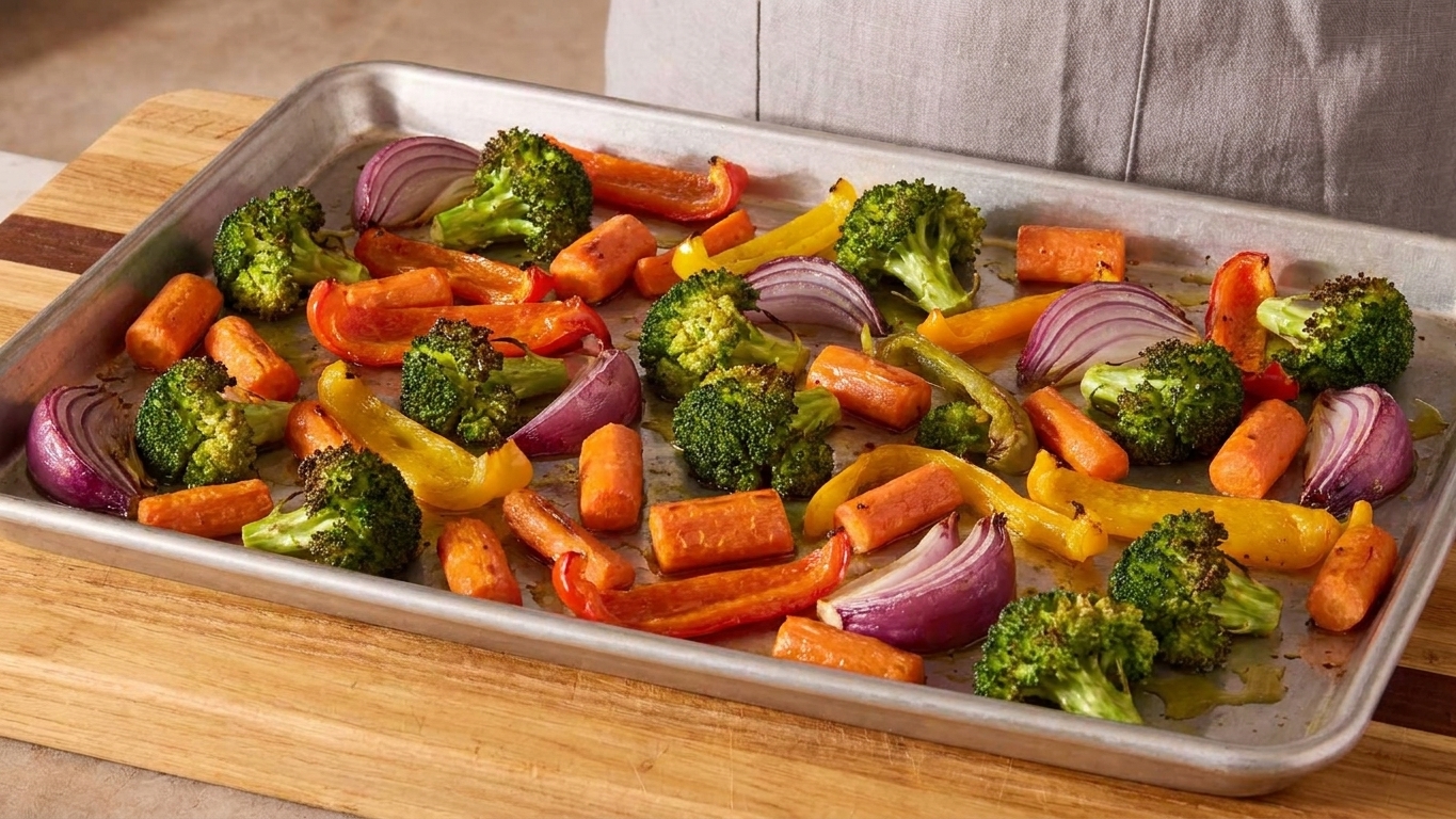 Crispy Sheet Pan Roasted Vegetables