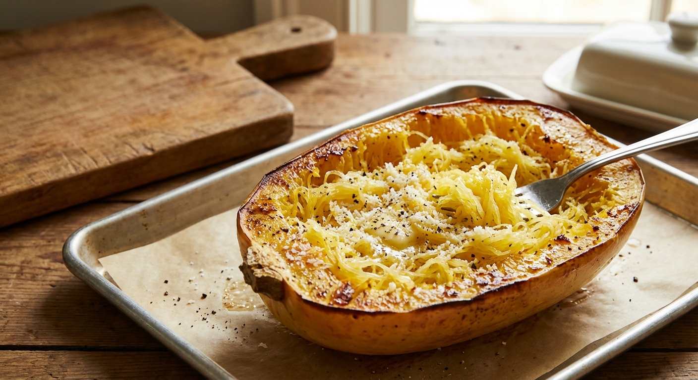 Pasta-Style Spaghetti Squash (Silky & Smooth)