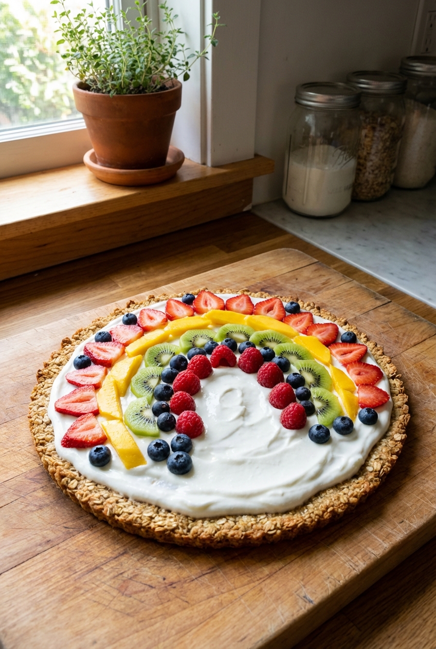Healthy Fruit Pizza