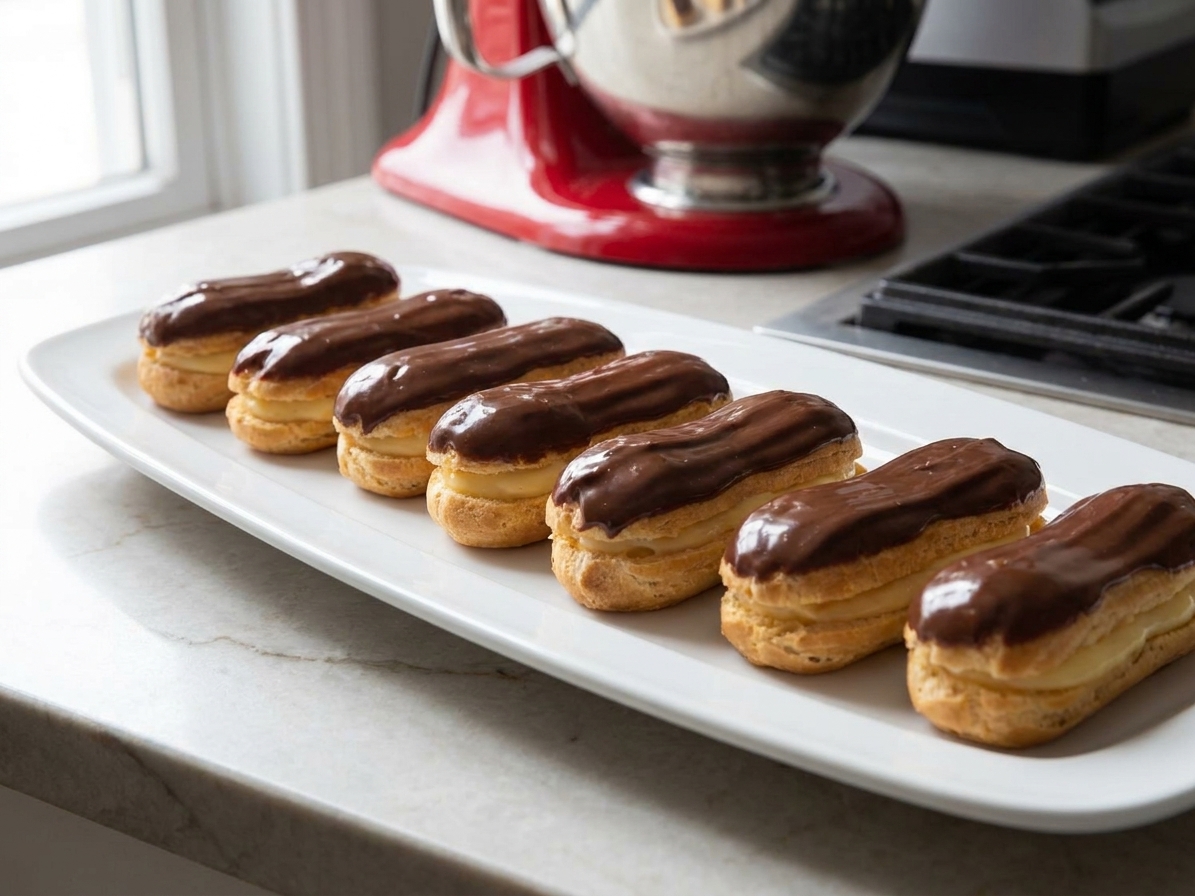 Classic Chocolate Éclairs