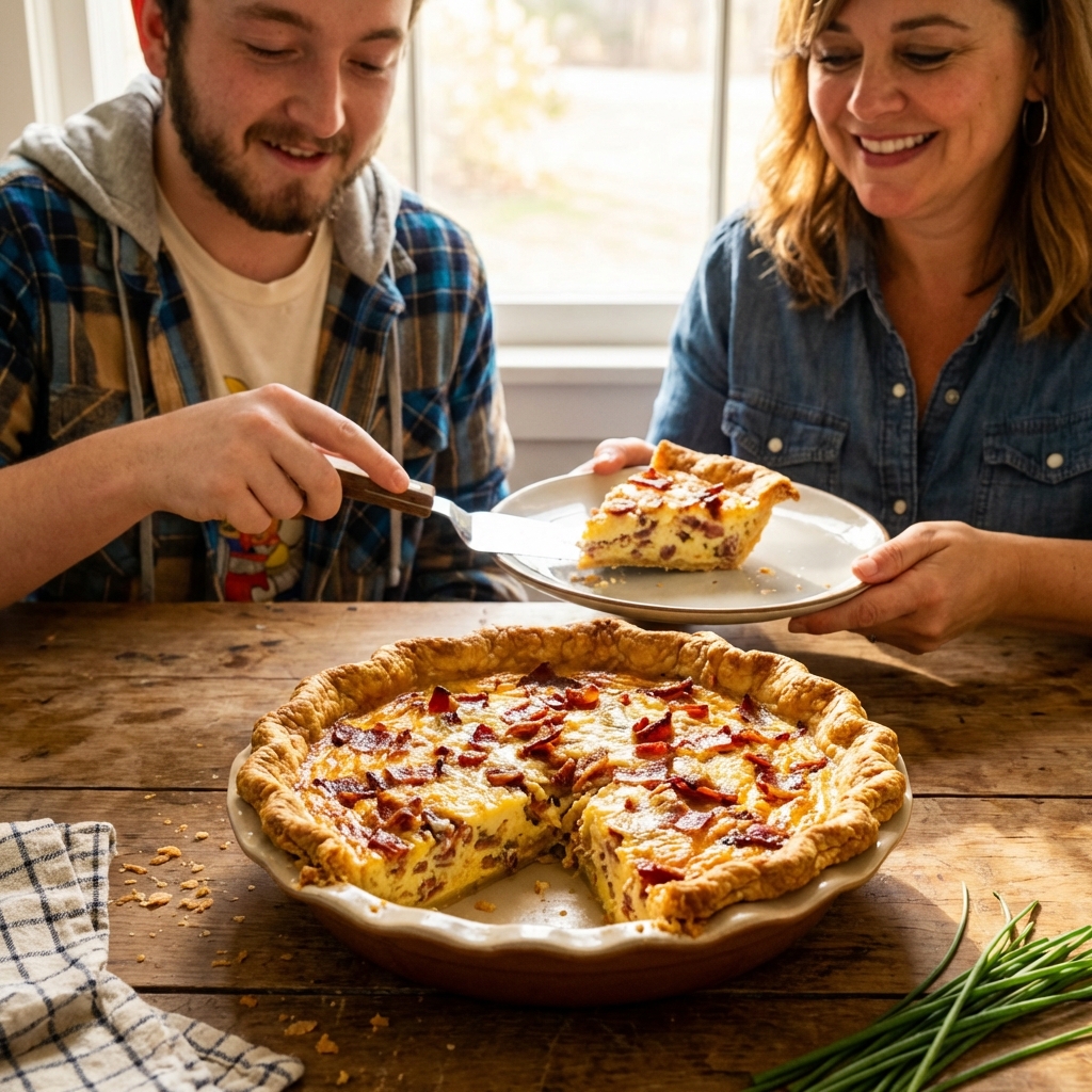 Rustic Quiche Lorraine