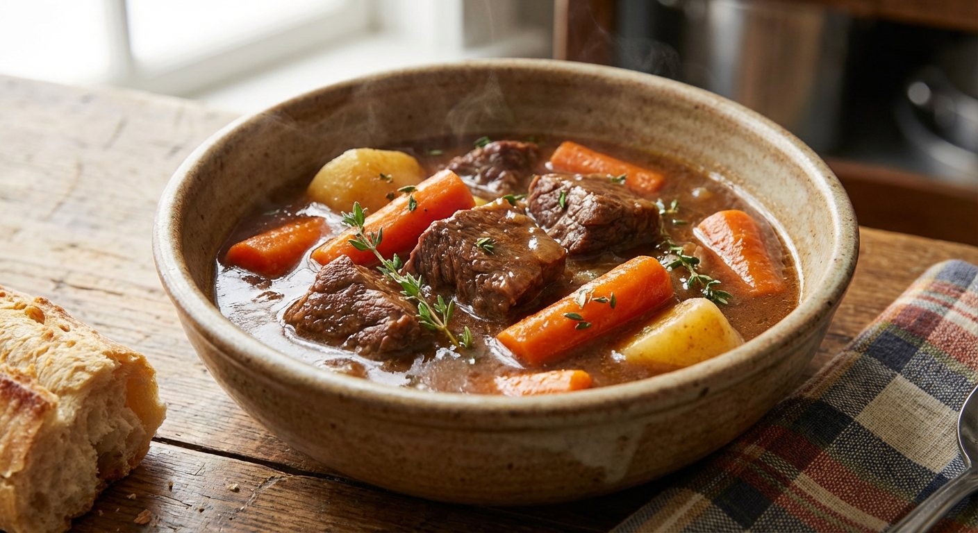 Zesty Tangy Crock Pot Beef Stew