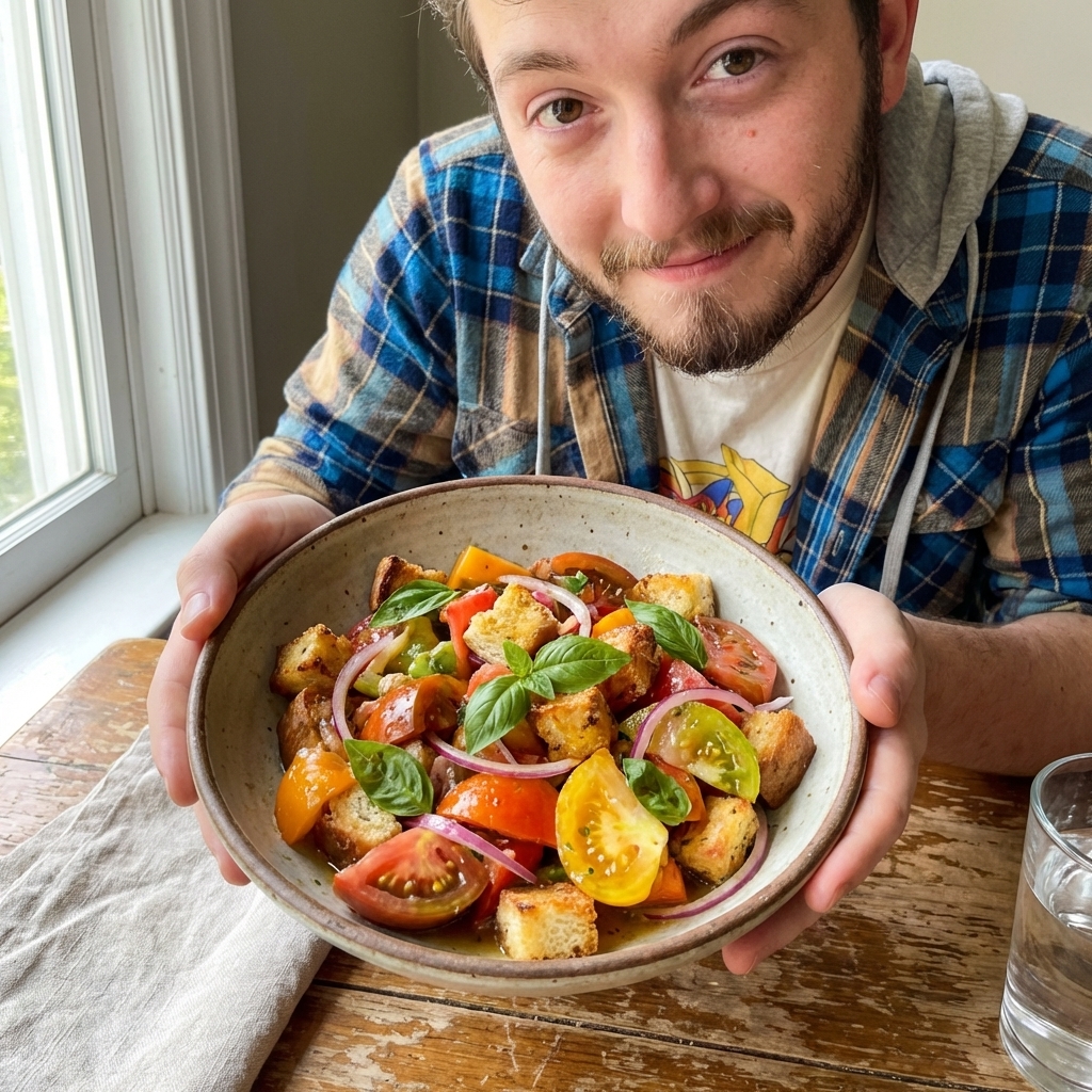 Classic Panzanella (Tuscan Tomato & Bread Salad)