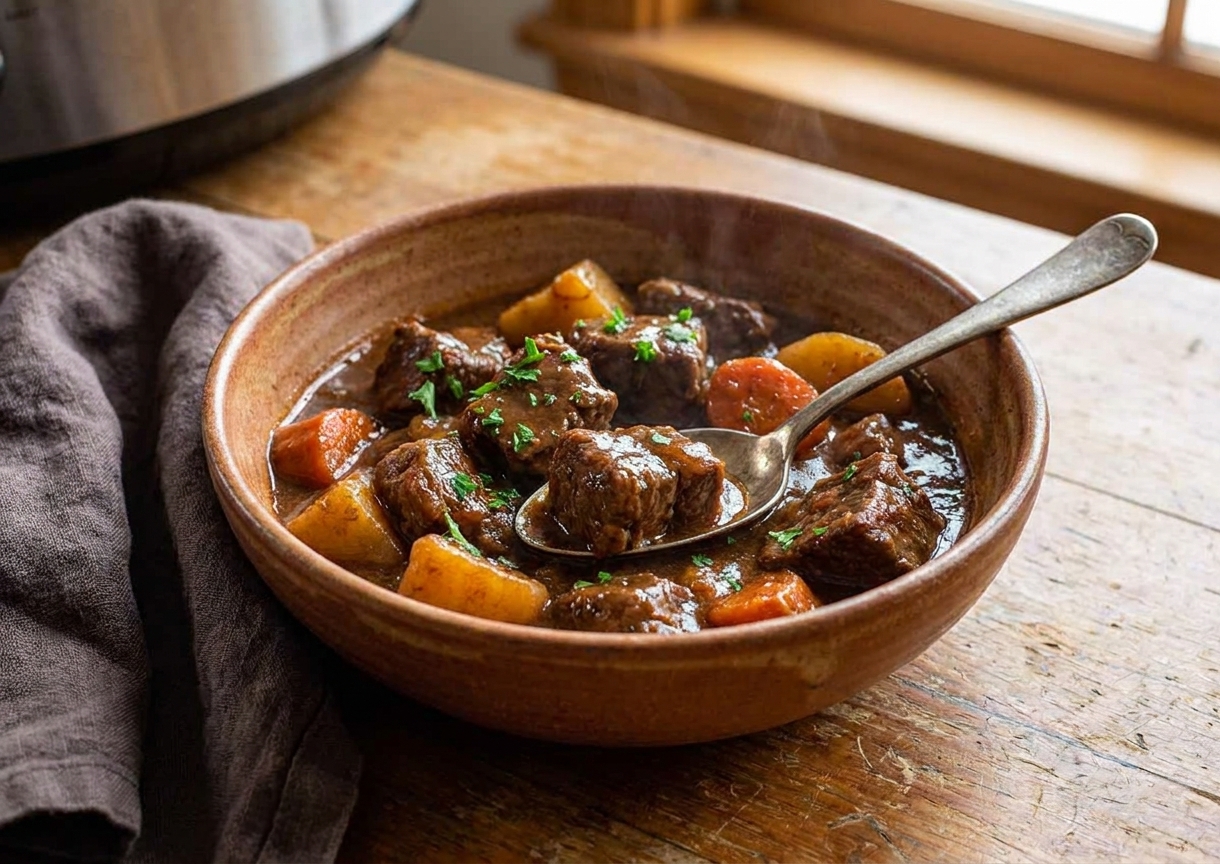 Slow Cooker Steak Stew