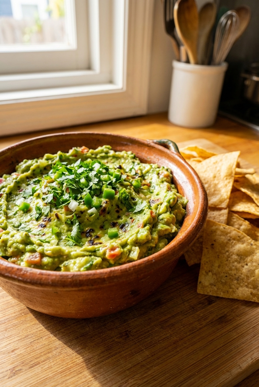 Smoky Spicy Guacamole