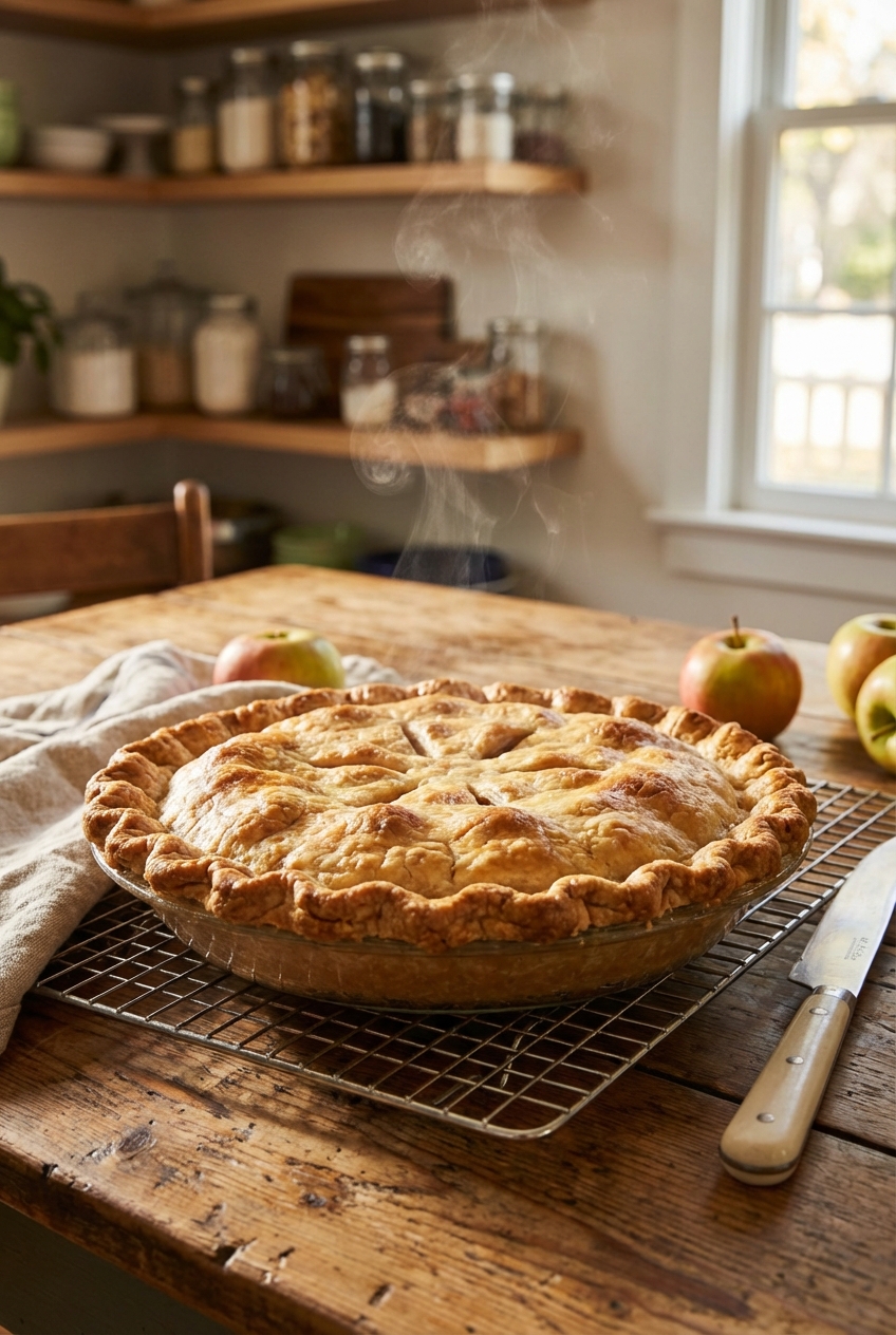 Wholesome Rustic Apple Pie